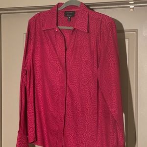 Foxcroft no-iron button down blouse